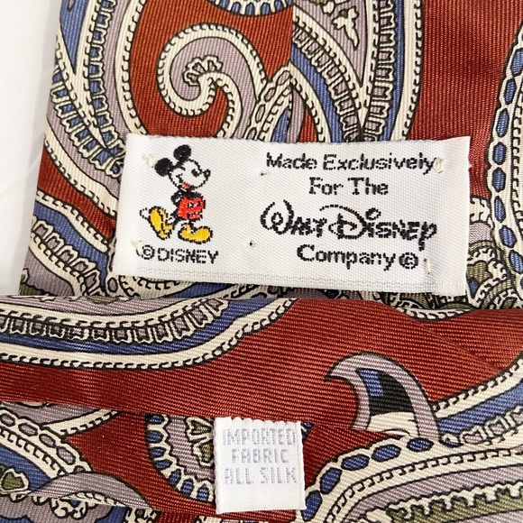 Walt Disney Mickey‎ Mouse Paisley Tie - Picture 4 of 4